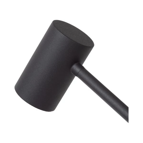 Lucide TIPIK - Lampadaire Rechargeable - Batterie/Piles - LED 3 StepDim - 1x3W 2700K - Noir - détail 2